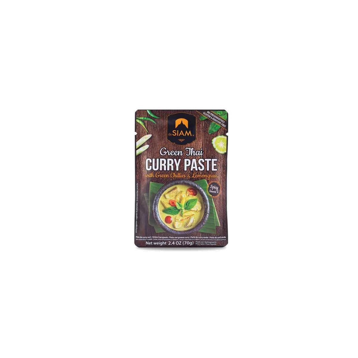 Pasta de curry verde 70g deSIAM