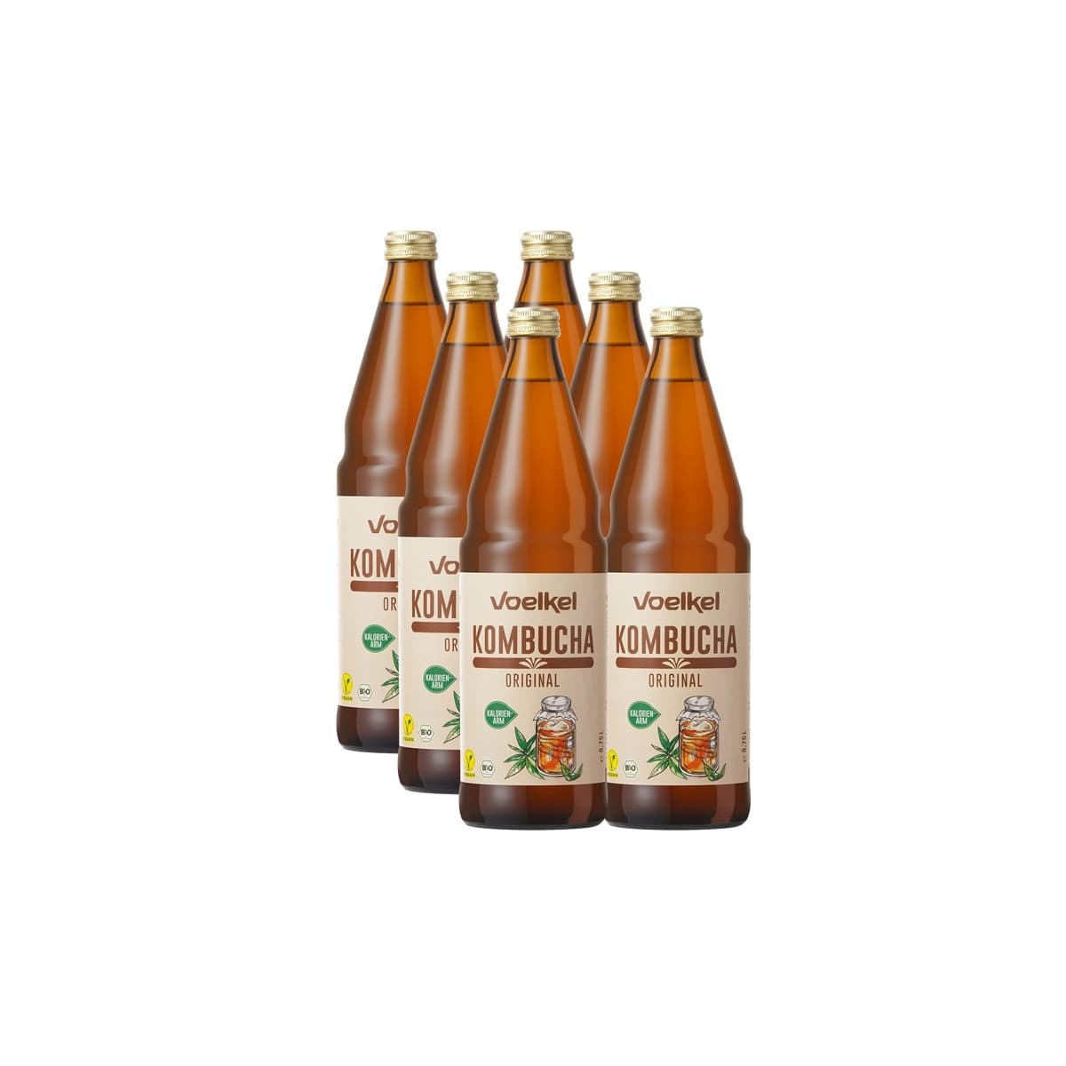 Kombucha Original bio 6x750ml Voelkel