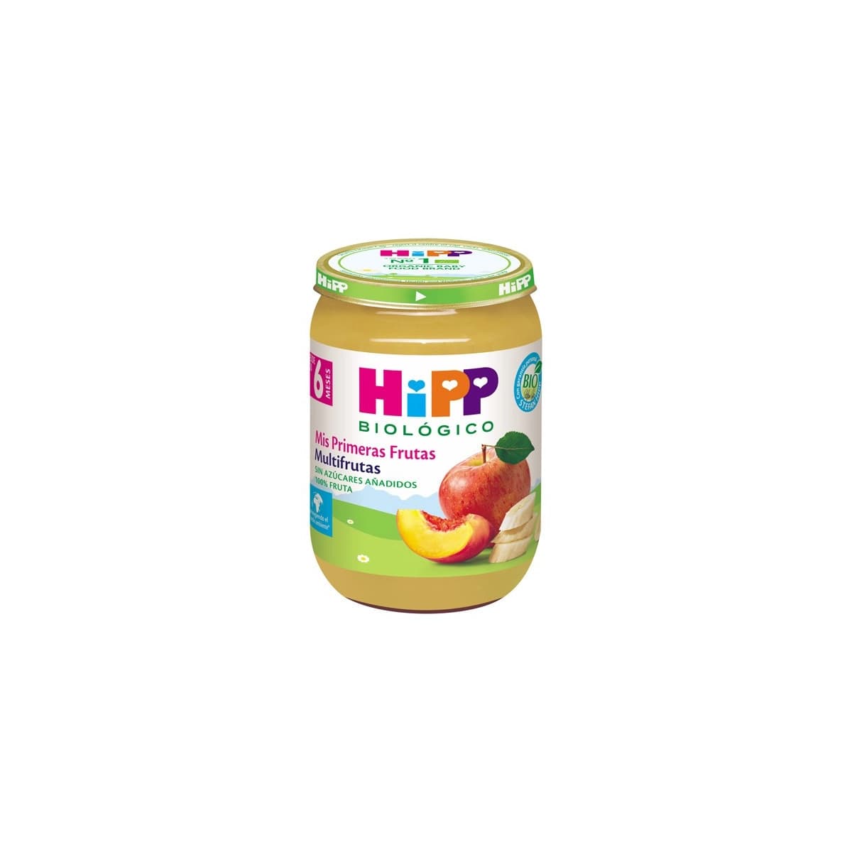 Tarrito multifrutas +6M Bio 190g Hipp