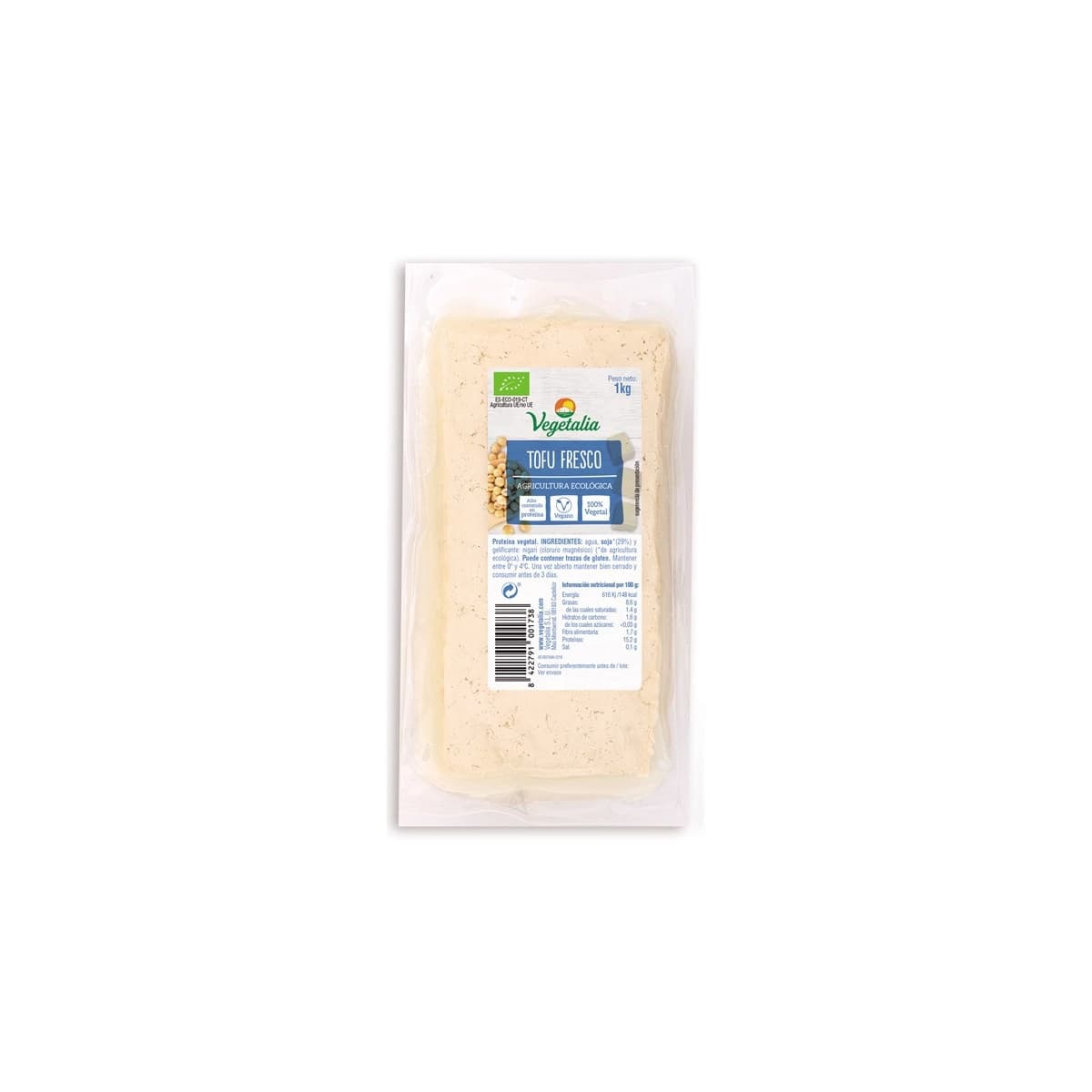 Tofu fresco a granel bio 1kg Vegetalia