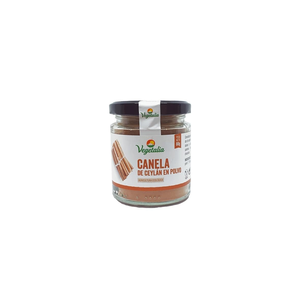 Canela de ceylan polvo bio 80g Vegetalia