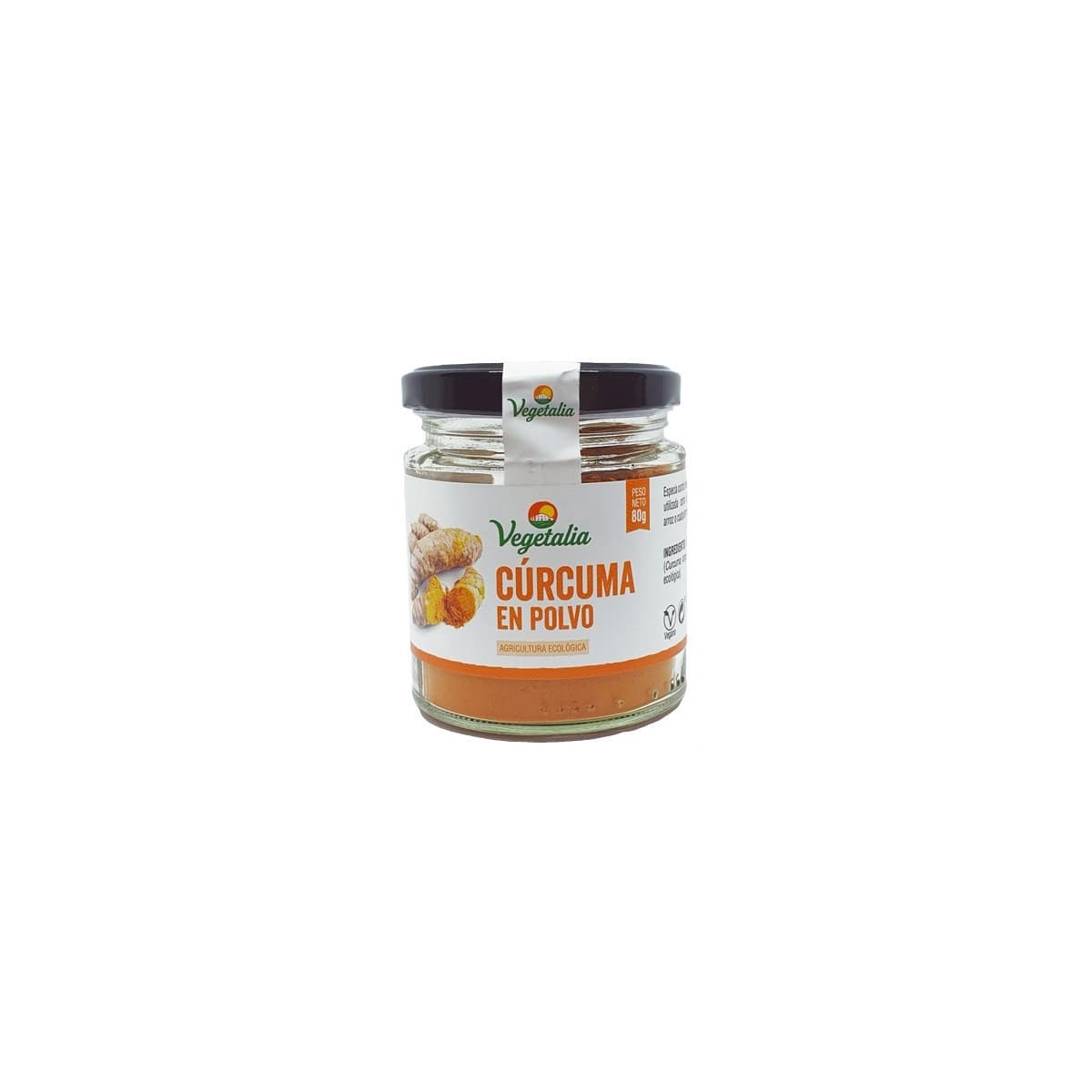 Curcuma polvo bio 80g Vegetalia