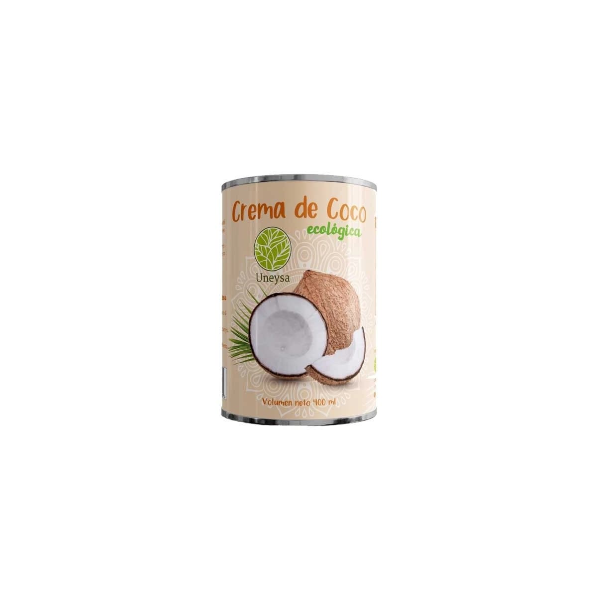 Crema de coco 22%MG Bio 400ml Uneysa