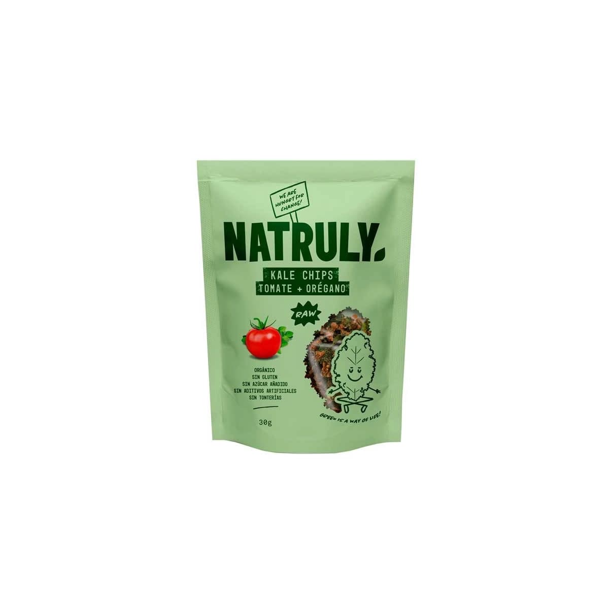 Kale chips tomate y oregano Bio 30g Natruly
