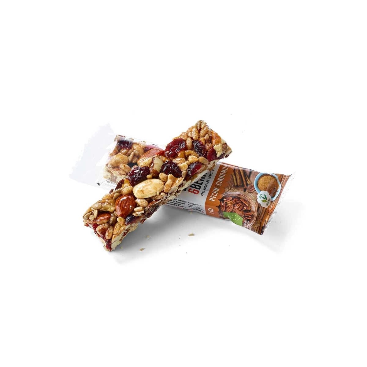 Barrita nueces pecan y canela Bio 15x30g Nuts&Berries