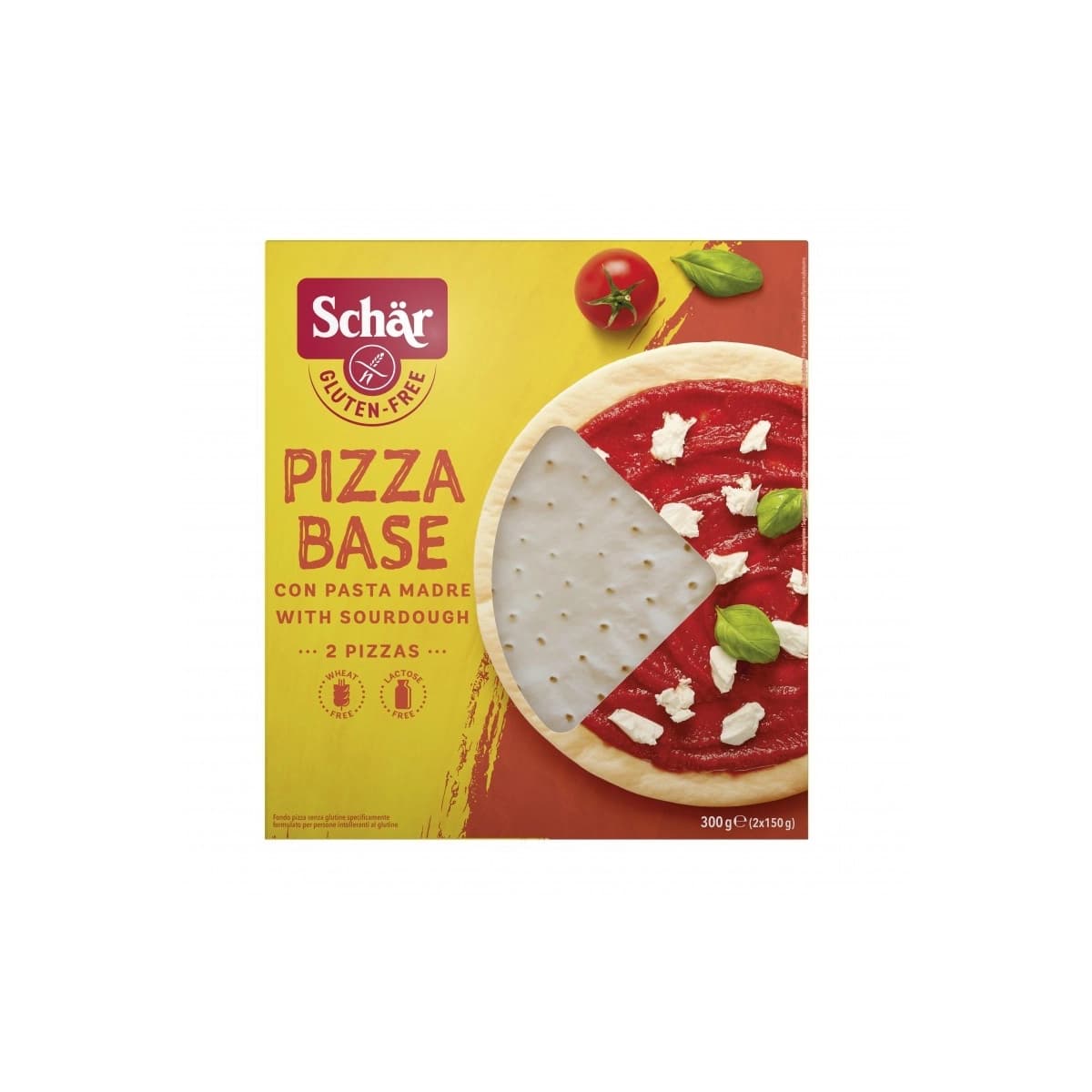 Bases de Pizza Sin Gluten 2x150g Schar