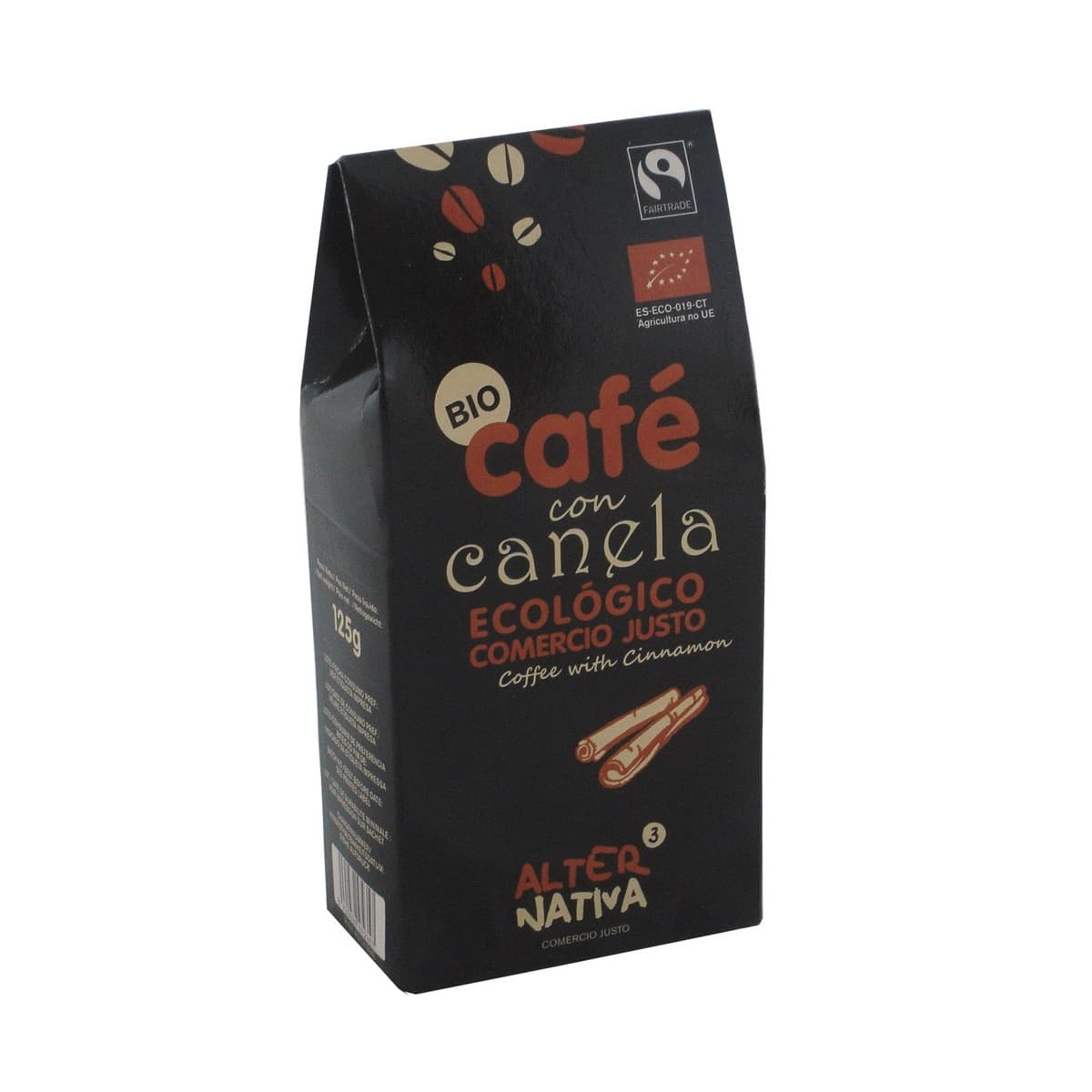 Cafe aromatizado a la canela molido bio 125 g Alternativa 3