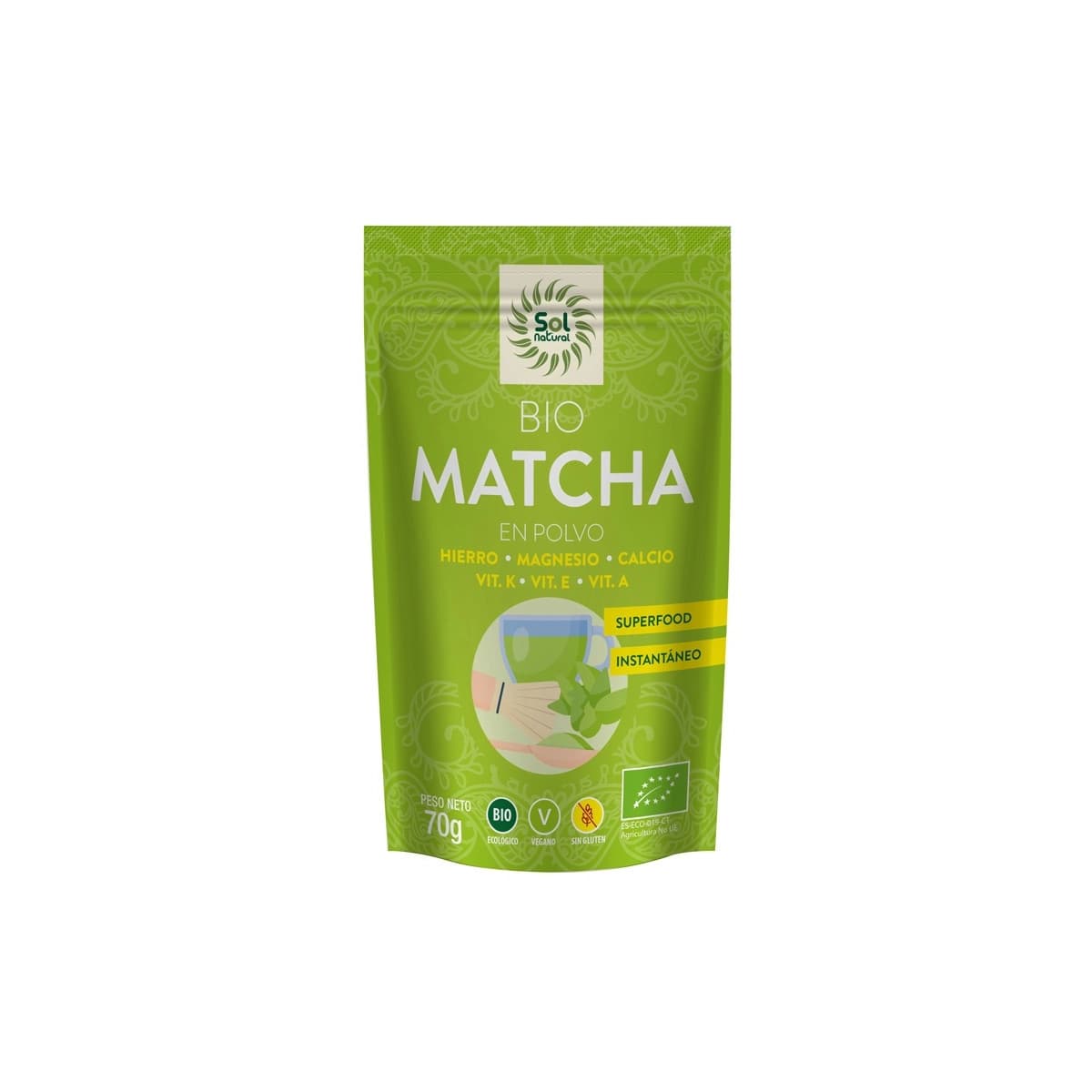 Matcha en polvo Bio 70g Sol Natural