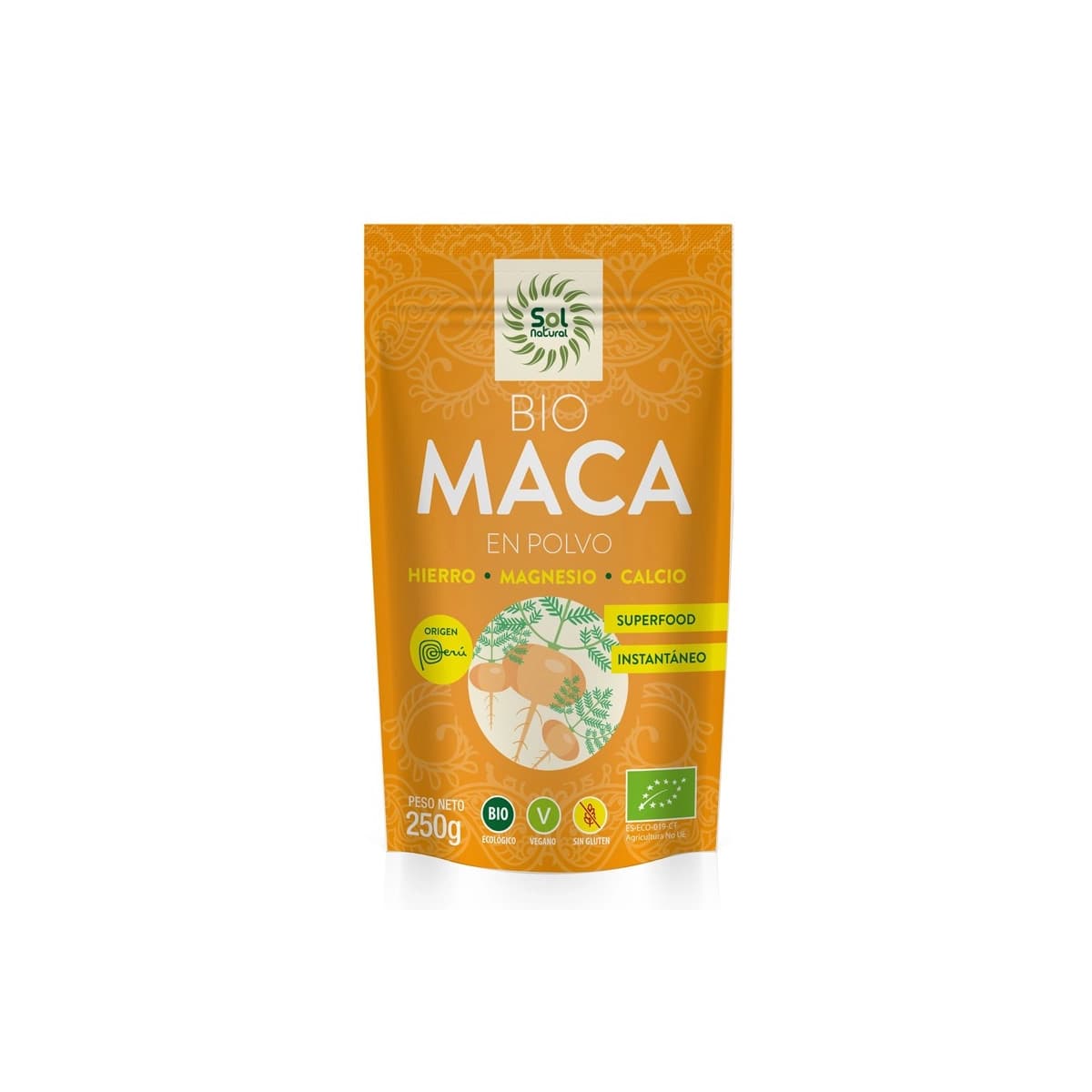 Maca en polvo Bio 250g Sol Natural