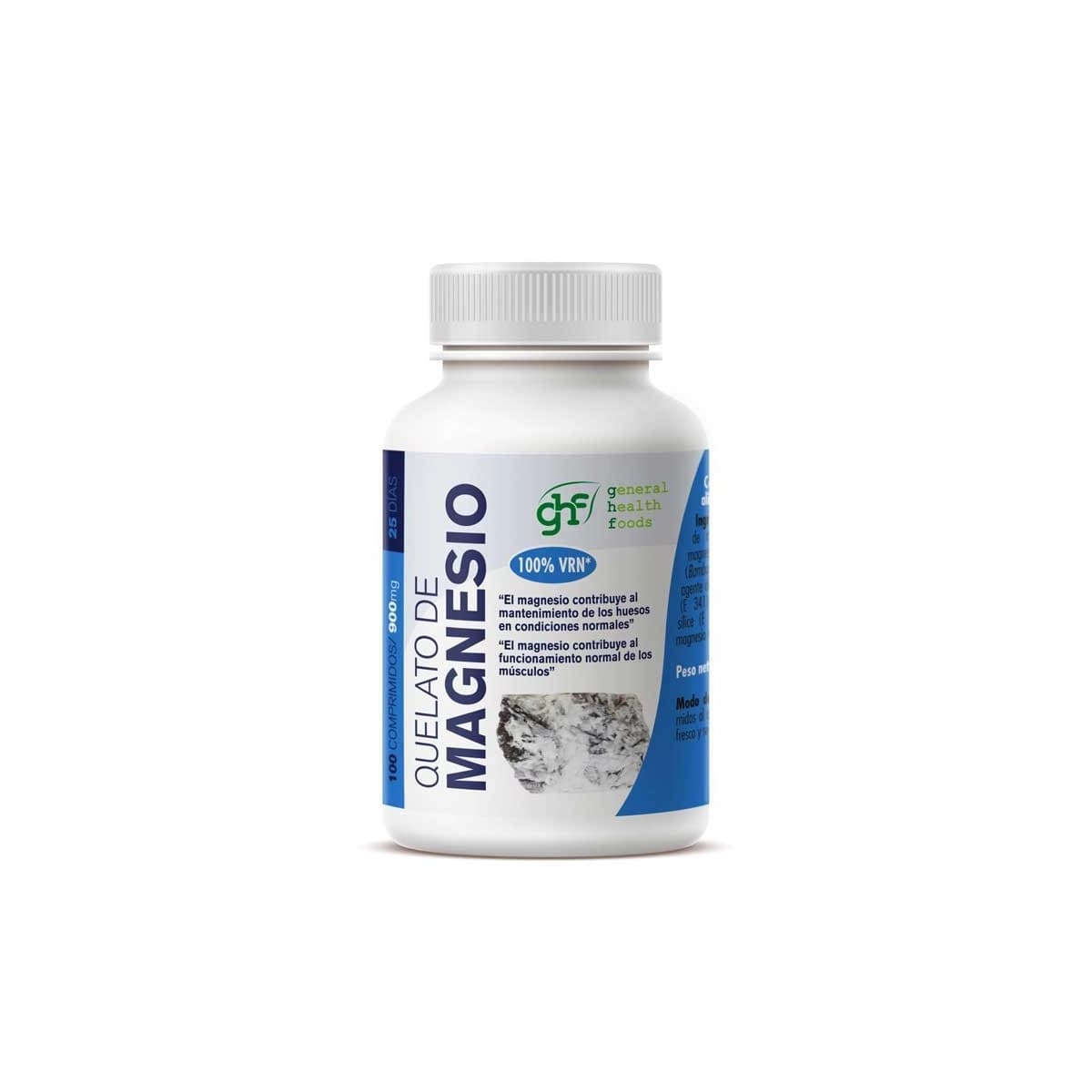 Quelato de Magnesio 900mg 100 comprimidos GHF