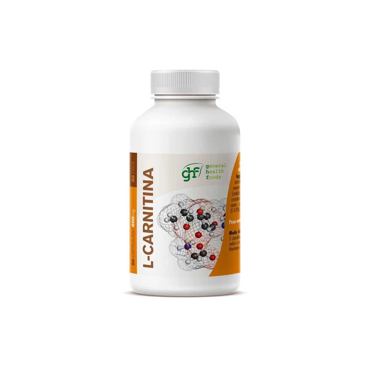 L-carnitina 500mg 90 capsulas GHF