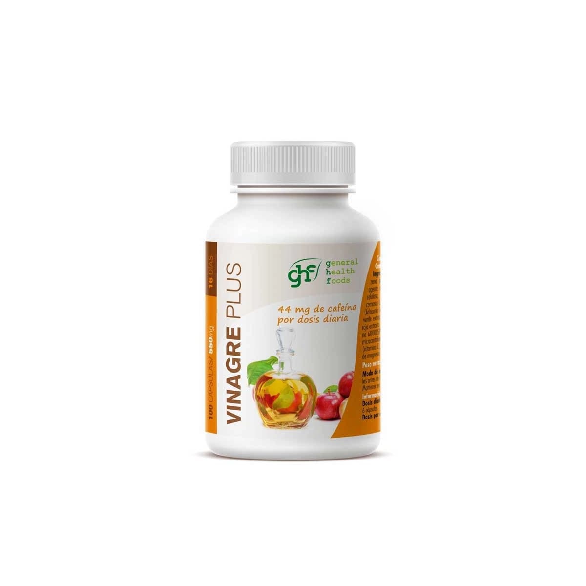 Vinagre de manzana plus 550mg 100 capsulas GHF