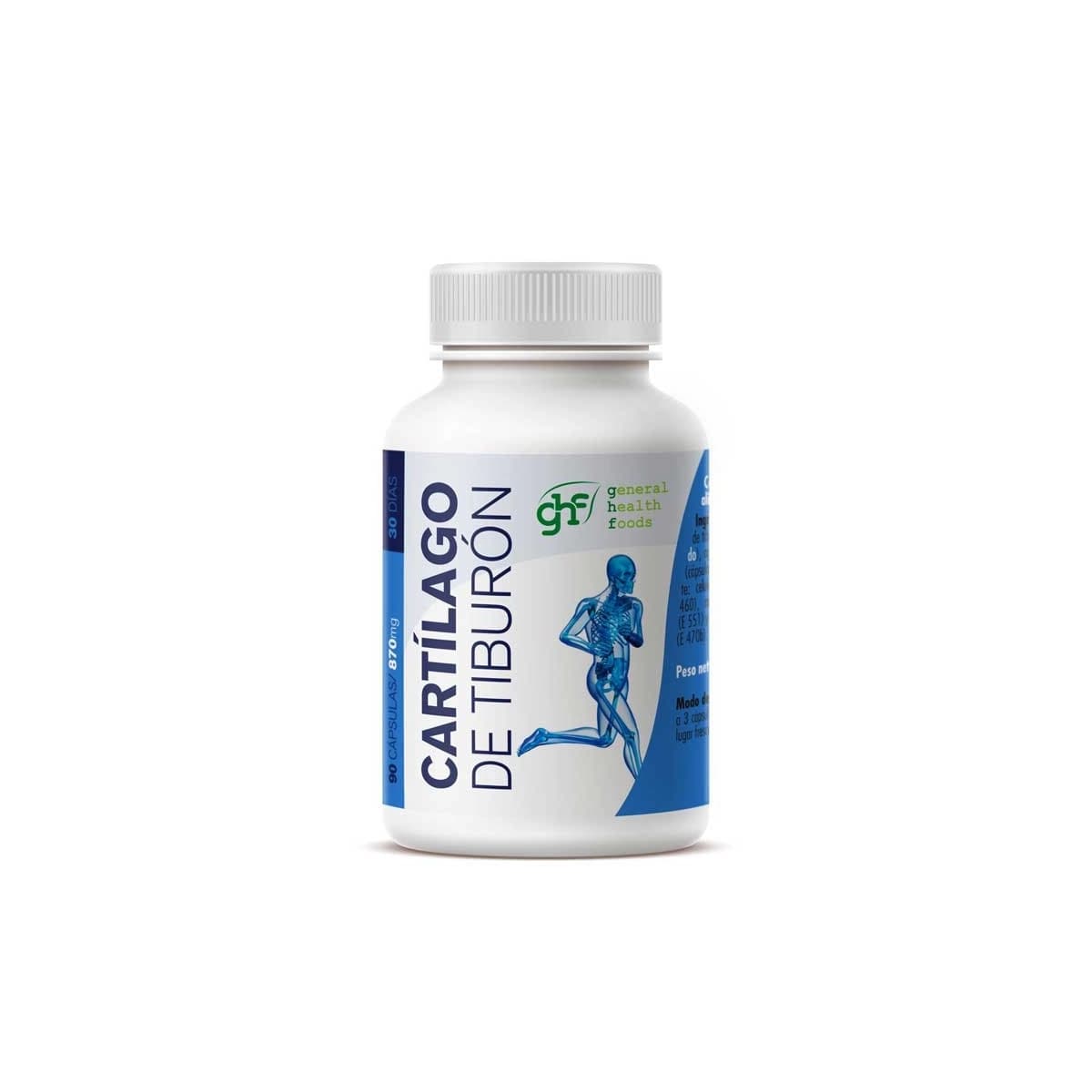 Cartilago de tiburon 870mg 90 capsulas GHF