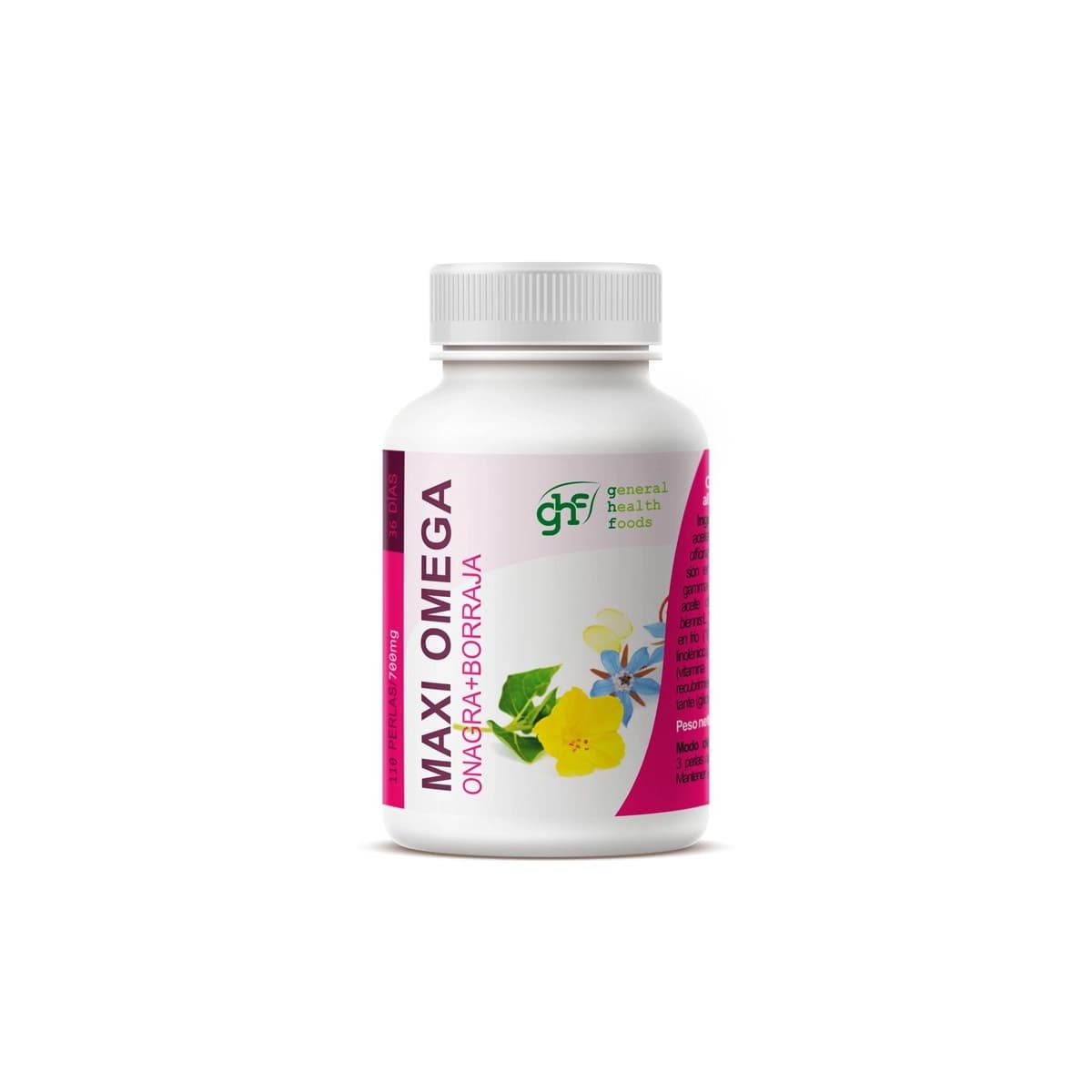 Maxi Omega Onagra+Borraja 700mg 110 perlas GHF