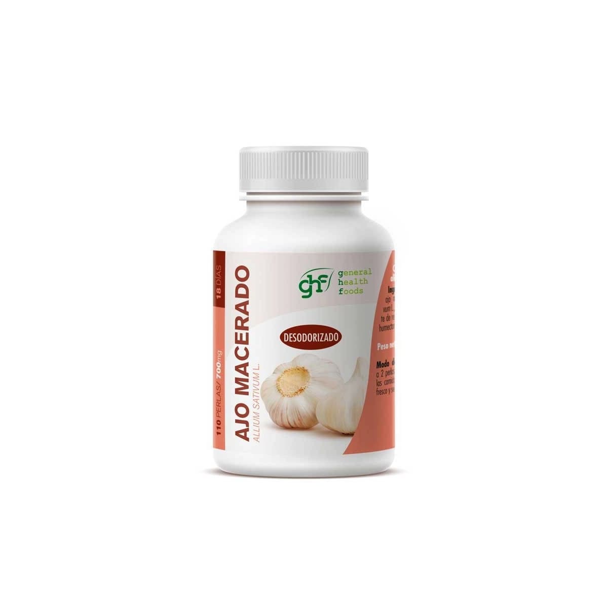 Ajo macerado 700mg 110 perlas GHF