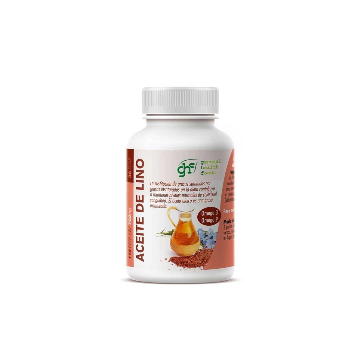 Aceite de lino 702mg 110 perlas GHF