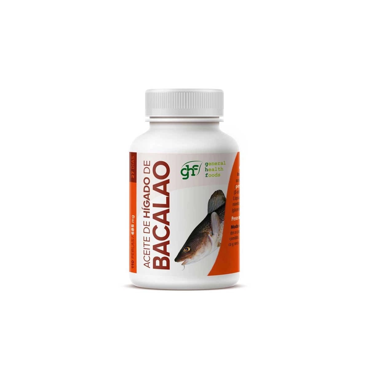 Higado de bacalao 685mg 110 perlas GHF