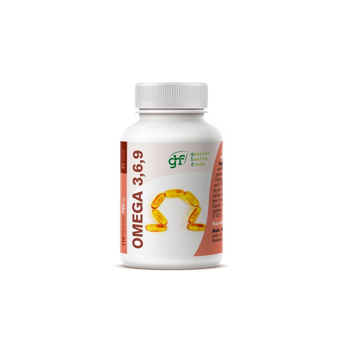 Omega 3, 6 y 9 720 mg 110 perlas GHF