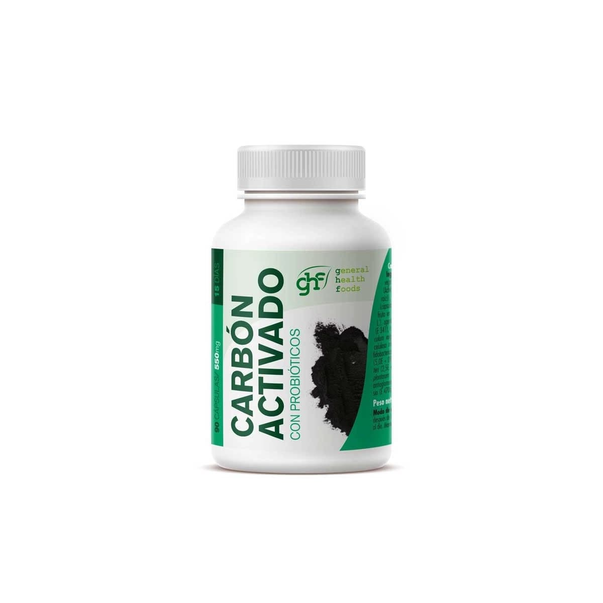 Carbon probiotico 550mg 90 capsulas GHF
