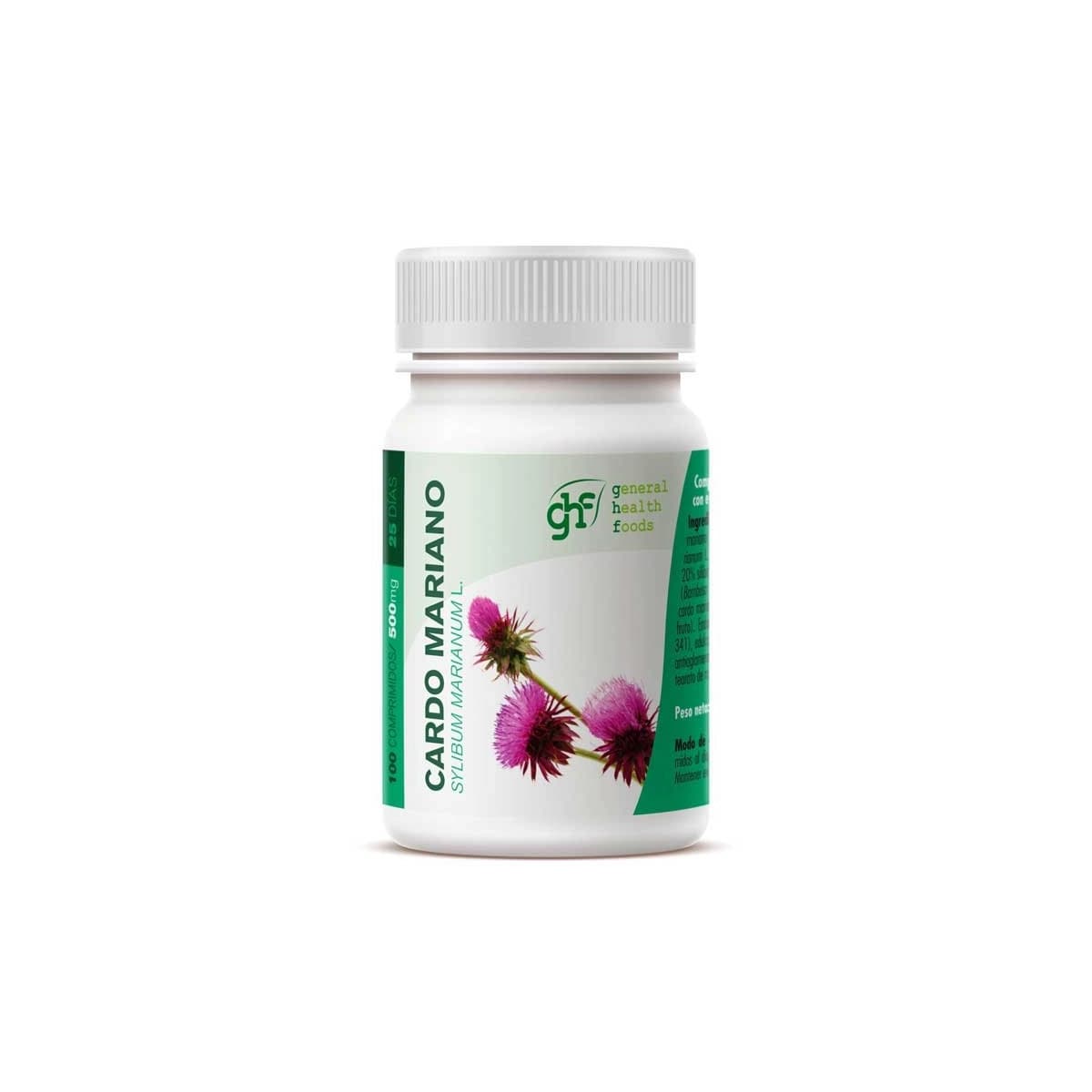 Cardo mariano 500mg 100 comprimidos GHF