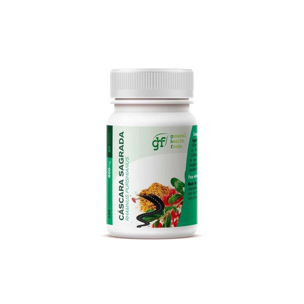 Cascara sagrada 500mg 100 comprimidos GHF