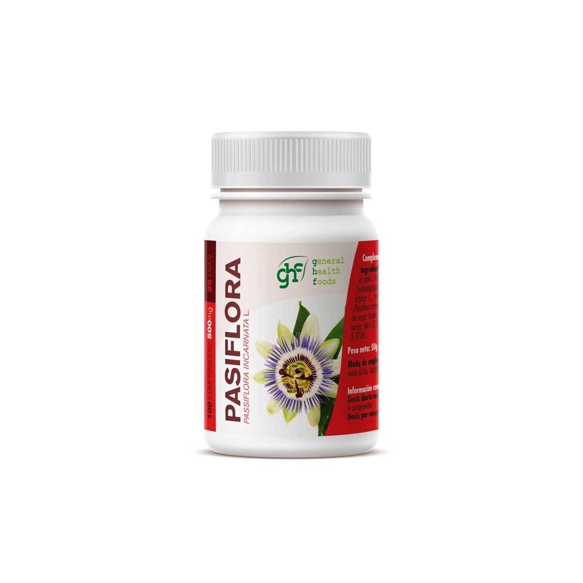 Pasiflora 500mg 100 comprimidos GHF