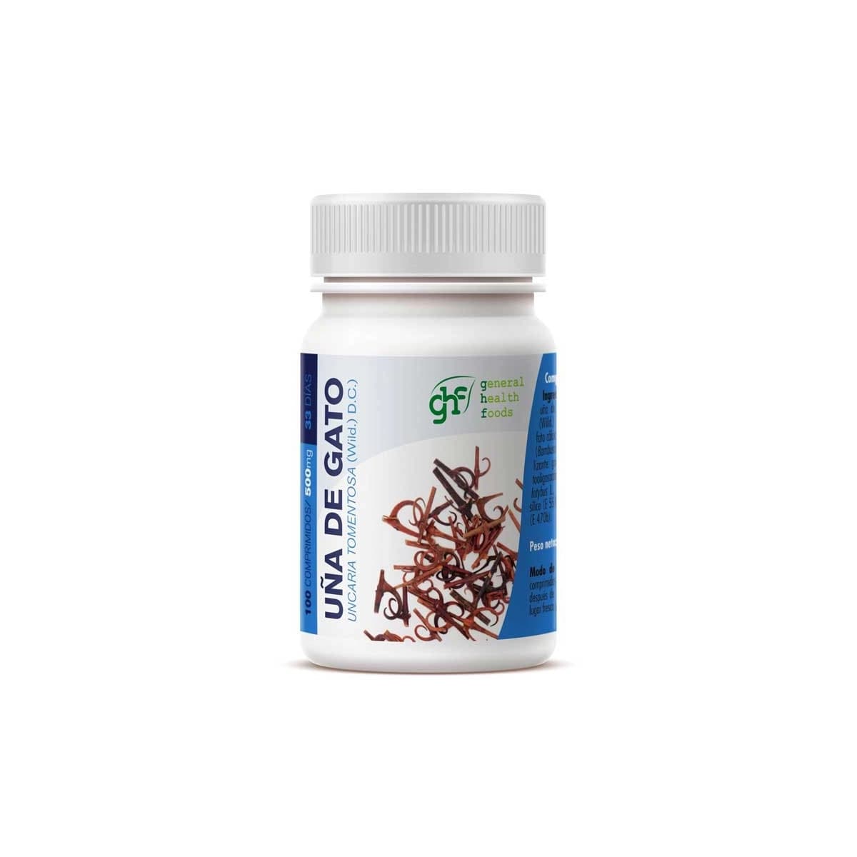 Uña de gato 500mg 100 comprimidos GHF