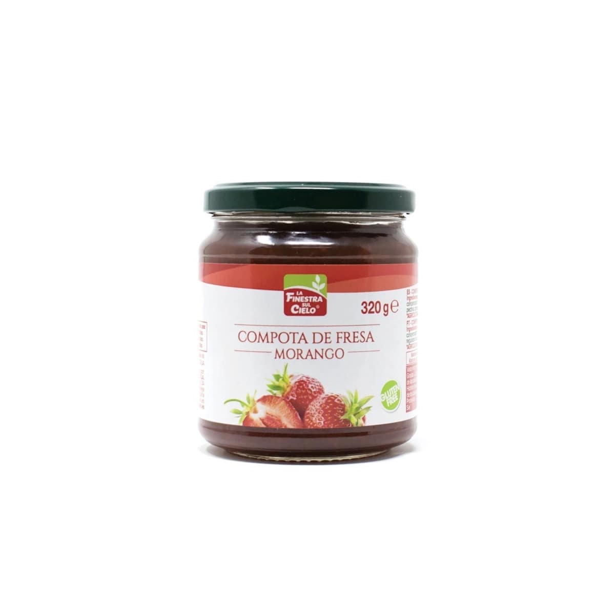 Compota de fresas bio 320g La Finestra