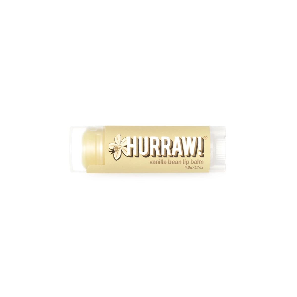 Balsamo labial Clasico Vainilla 4.8g Hurraw!
