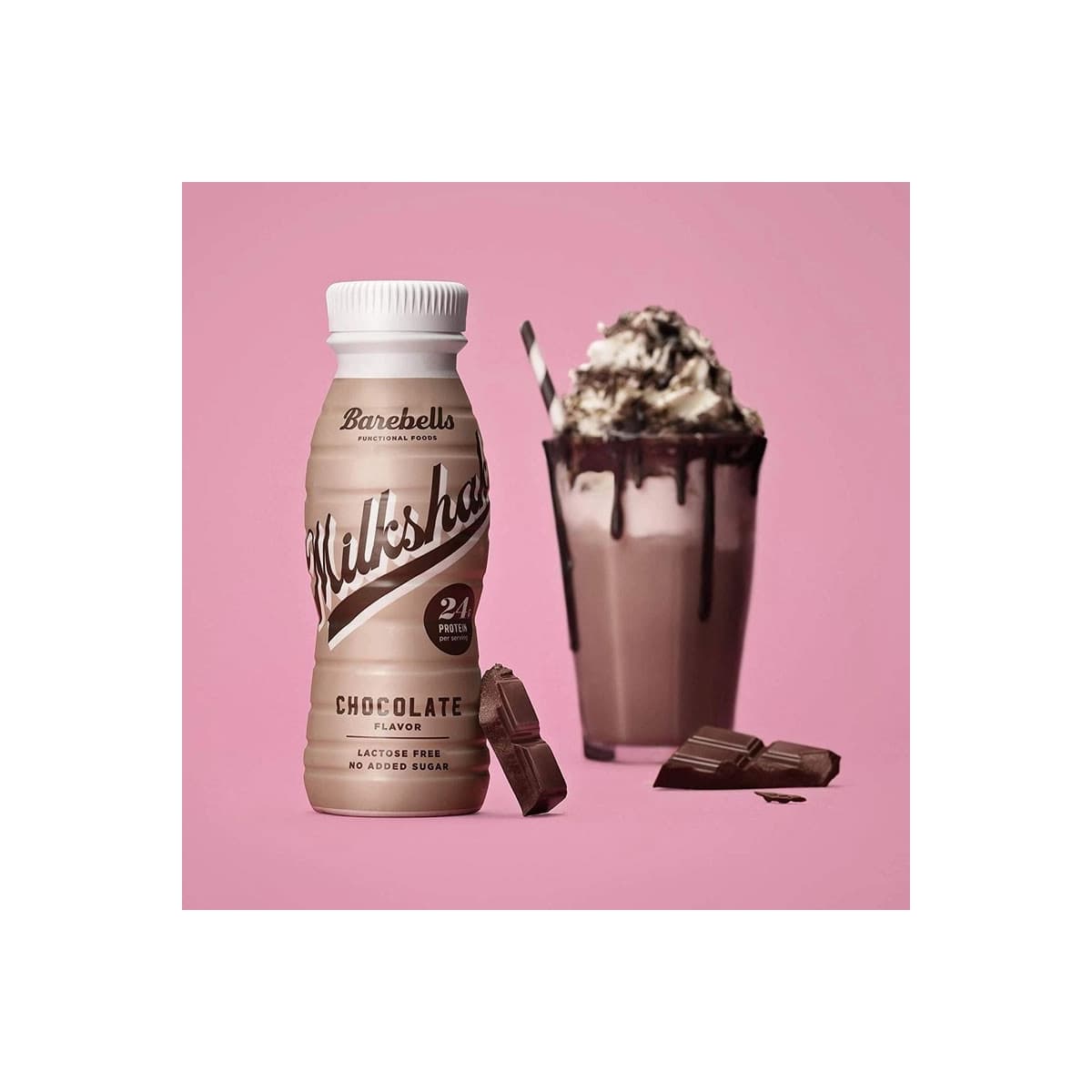 Batido proteico de chocolate 330ml Barebells